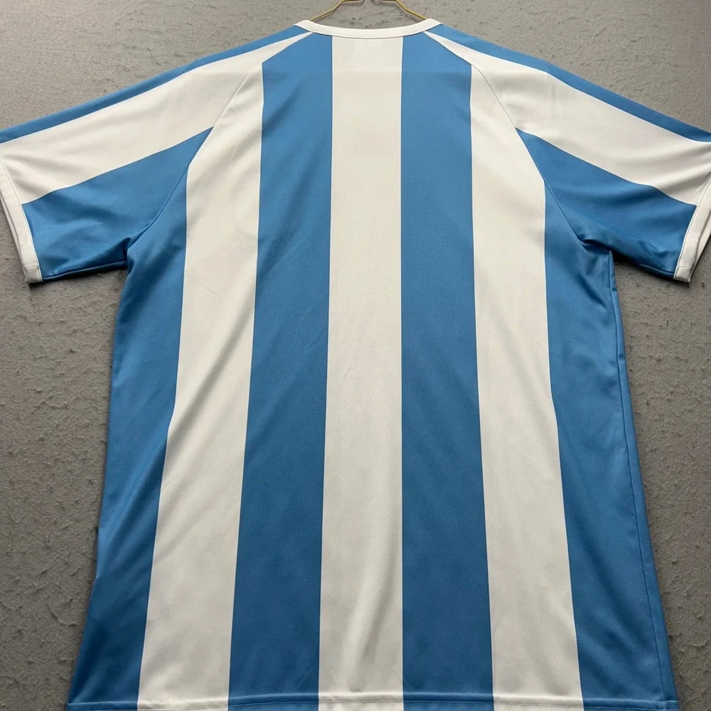 Adidas Argentina National Team Soccer Jersey Blue White Striped AFA‎ Mens Medium